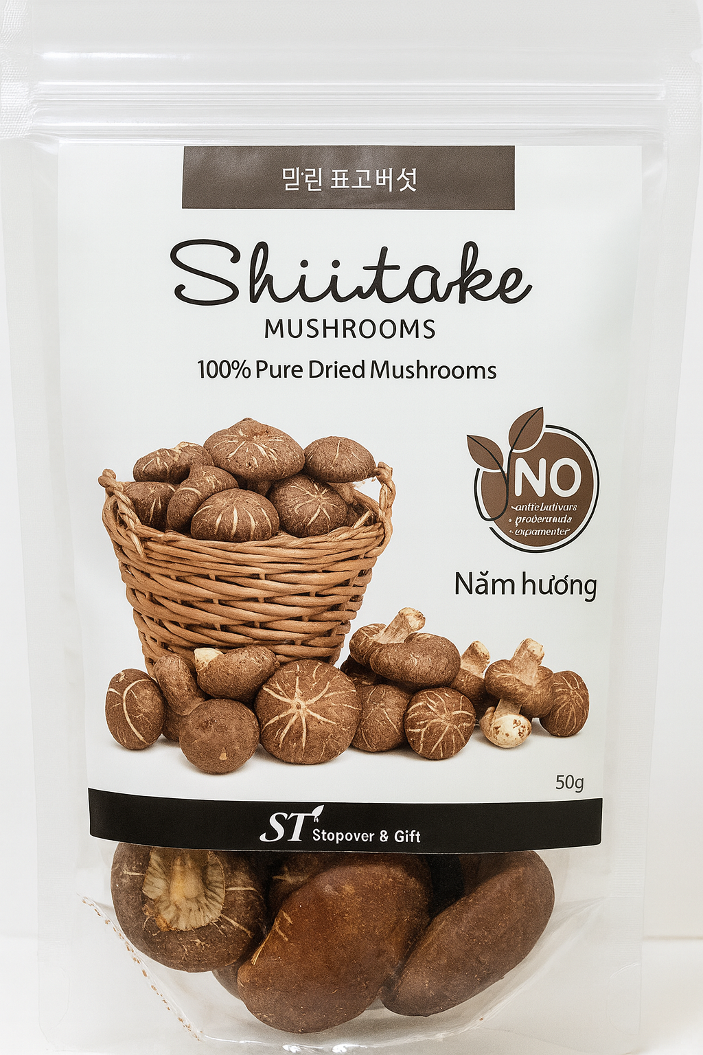 표고버섯 Mushrooms 100% Dried