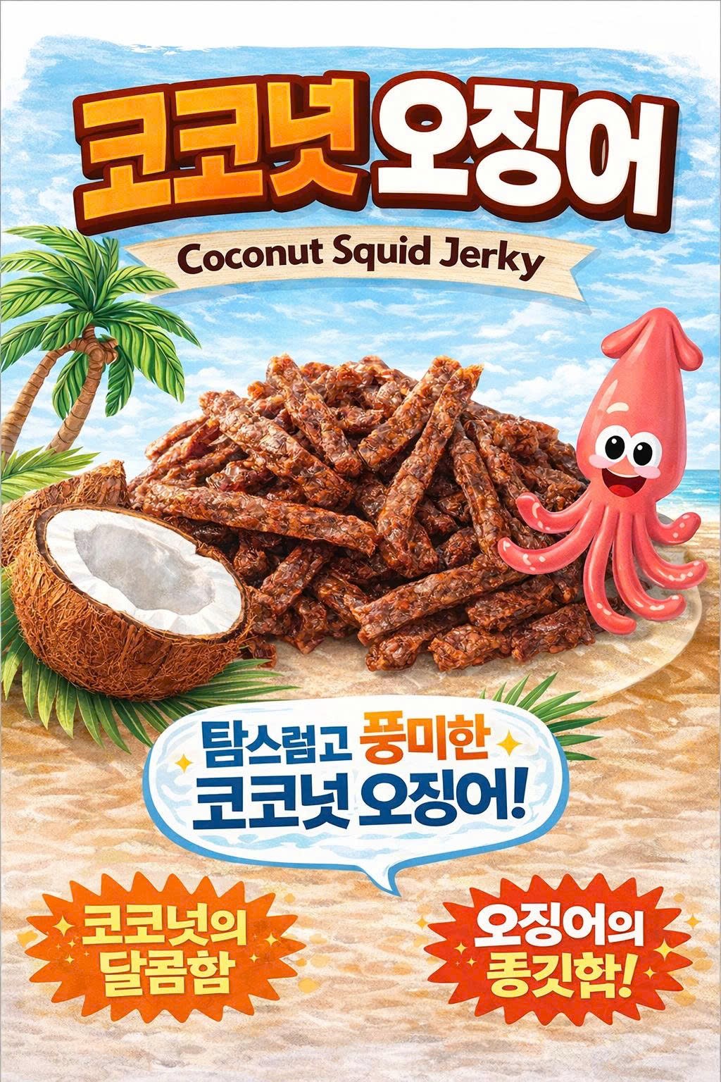 [LiNK] 영양간식, 베트남 코코넛오징어 200g